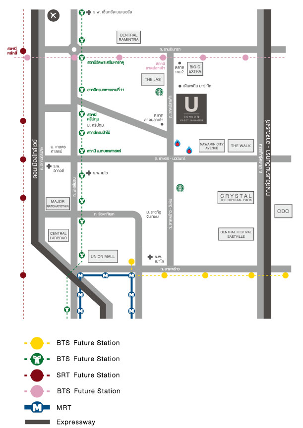 condo u เกษตร-นวมินทร์