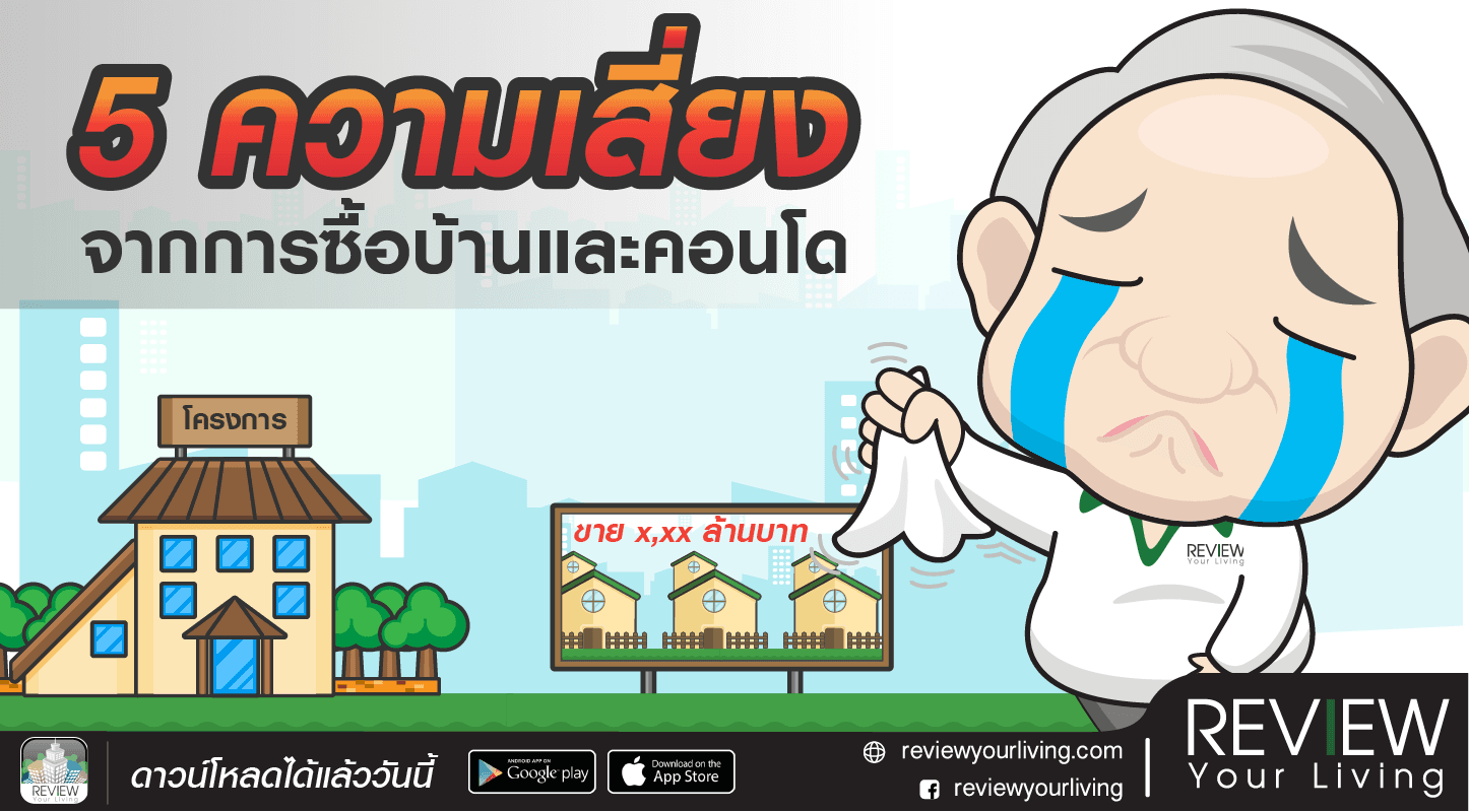 infographic ความเสี่ยงจากการซื้อบ้าน