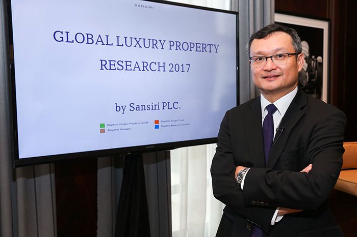 แสนสิริ ตอกย้ำศักยภาพ 98 Wireless  ผ่านทิศทางการเติบโตของอสังหาริมทรัพย์ระดับซูเปอร์ลักชัวรี่ไทย จากบทวิเคราะห์ในงาน ‘Global Luxury Property Market Research 2017’