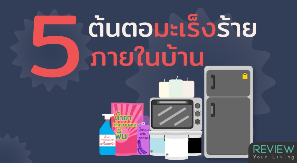 5 ต้นตอมะเร็งร้ายใกล้ตัว ภายในบ้าน