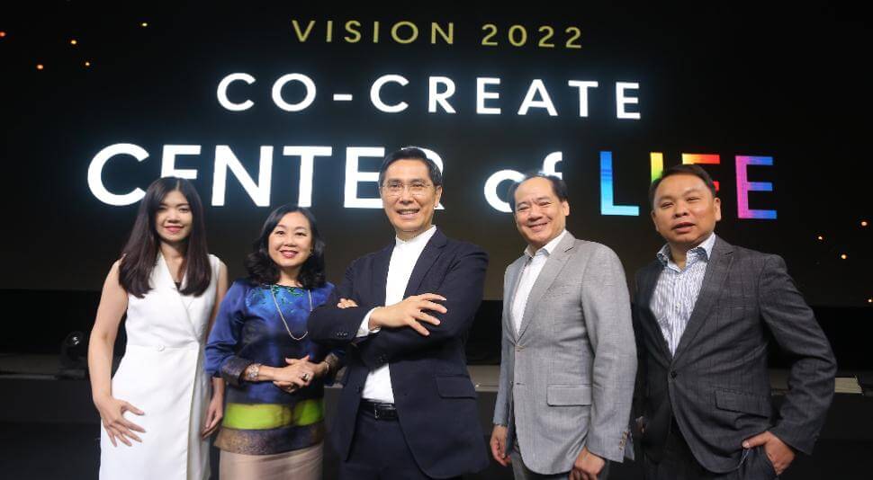 เซ็นทรัลพัฒนา บุกเบิกเทรนด์อนาคตรีเทลฝ่ายุคดิจิตอล ชูวิสัยทัศน์ “Co-Create Center of Life” อย่างเป็นรูปธรรม ภายในปี 2022 เสริมแกร่งธุรกิจทุ่มงบกว่า 1 แสนล้านบาทใน 5 ปี สร้าง ‘The New Landscape’ วงการรีเทล