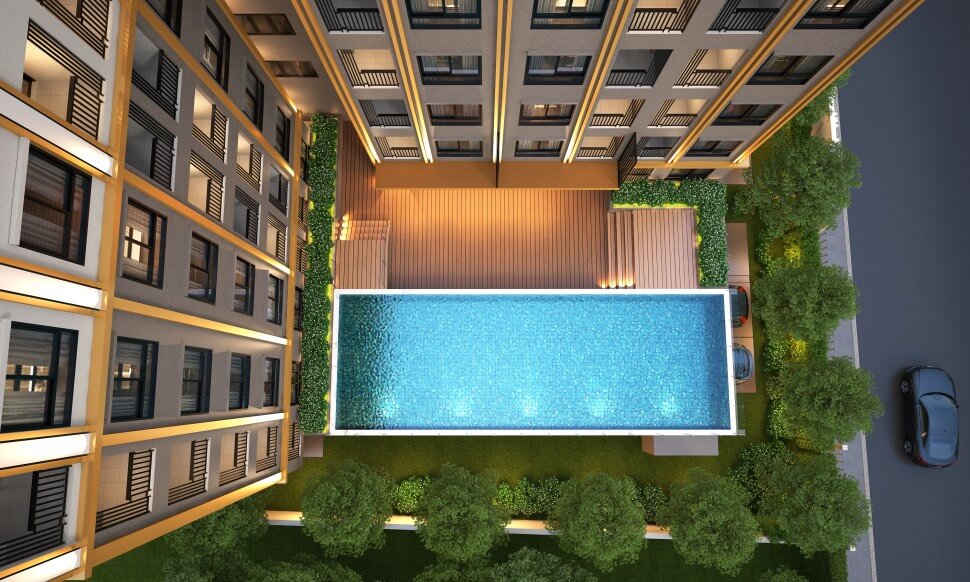 สระว่ายน้ำโครงการ HI Ladprao 130 Condo คอนโด ลาดพร้าว 130