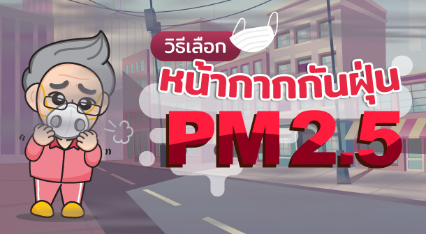 วิธีเลือก หน้ากากกันฝุ่น PM 2.5