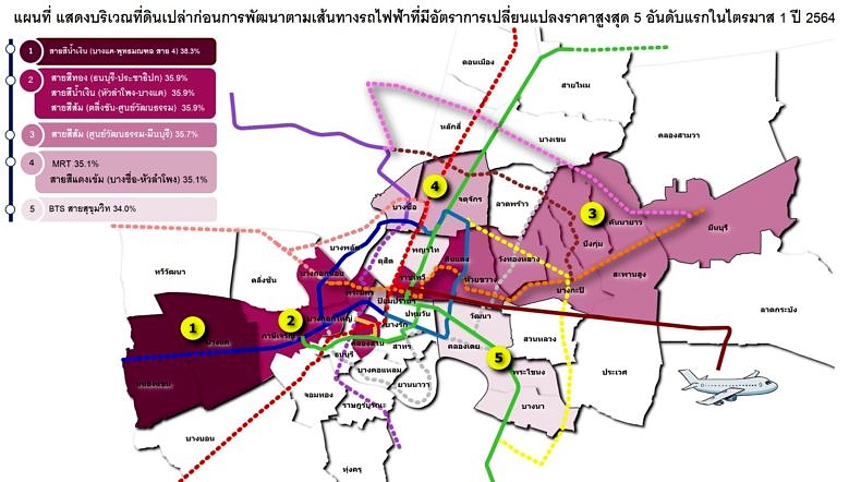 Reic Map Land Price Increse