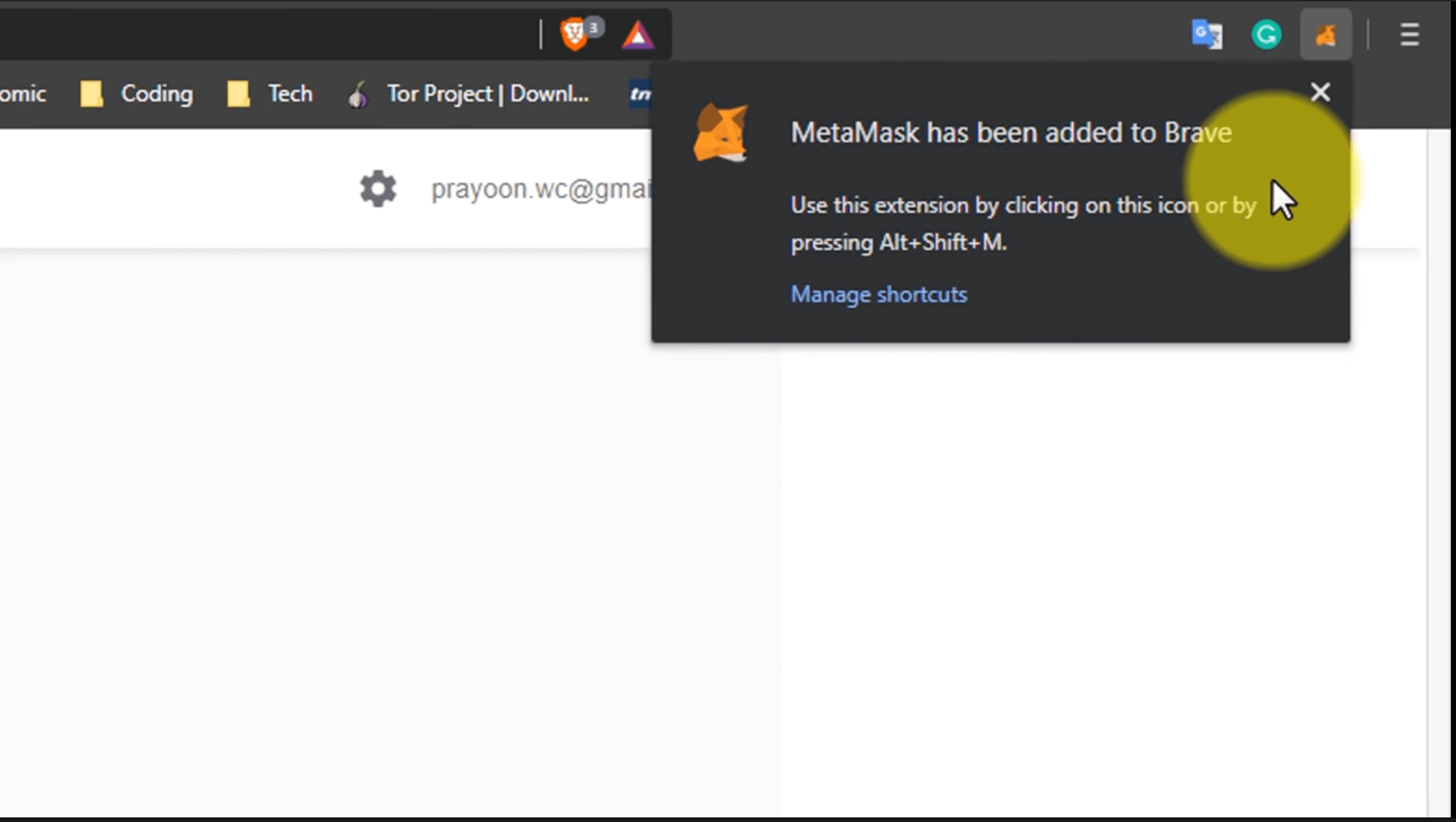 Howto Setup Metamask 3