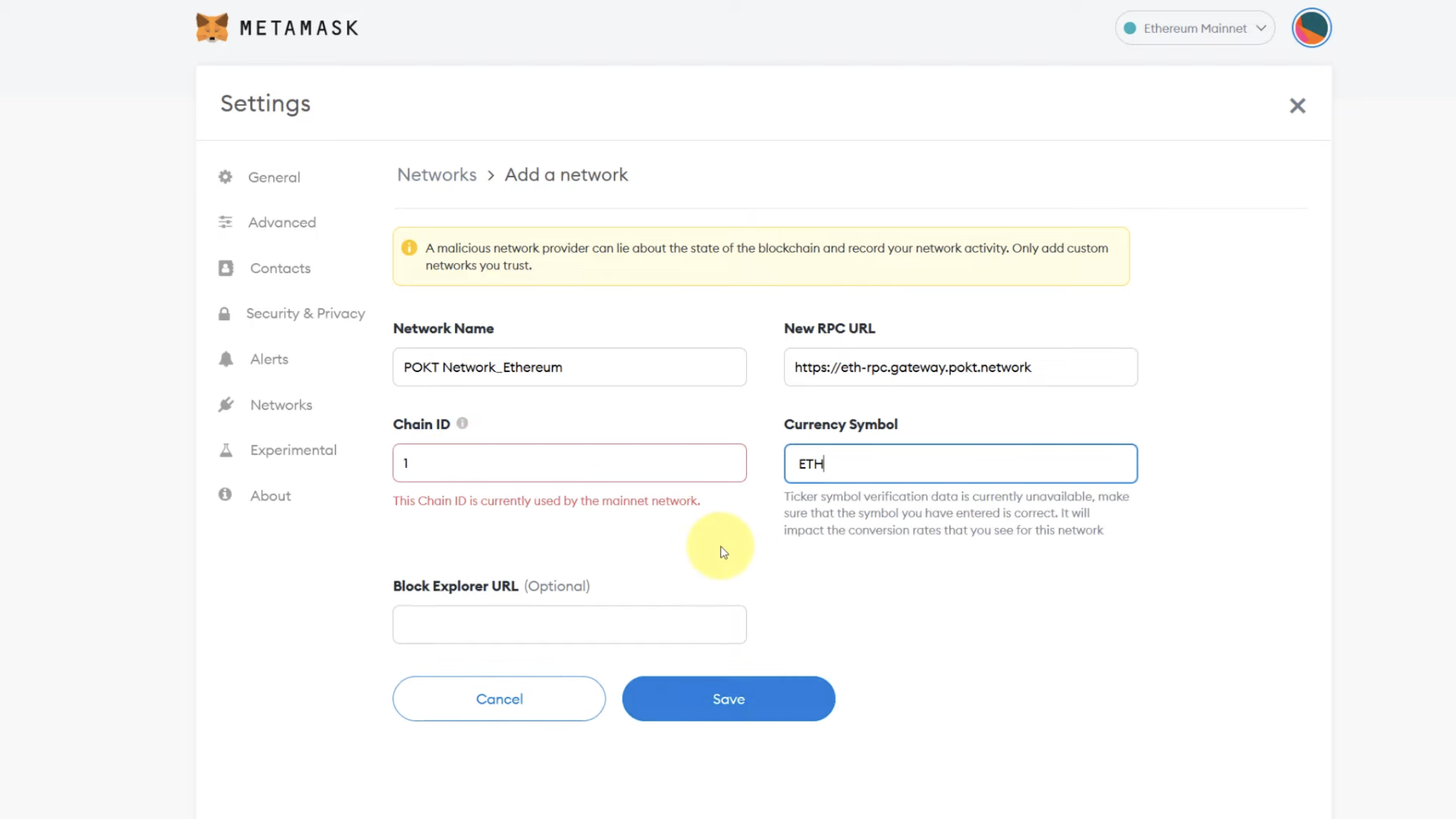 Howto Solve Metamask Ban8