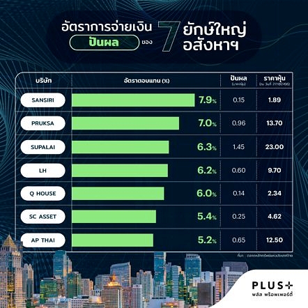 Plus ผลประกอบการ2022 7อันดับ 04 ปันผล