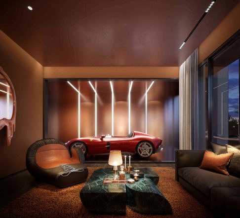 Duplex Supercar Lounge Marrone 2 11โซน