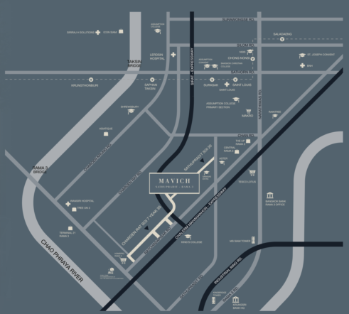 Mavich Sathupradit Rama3 Map