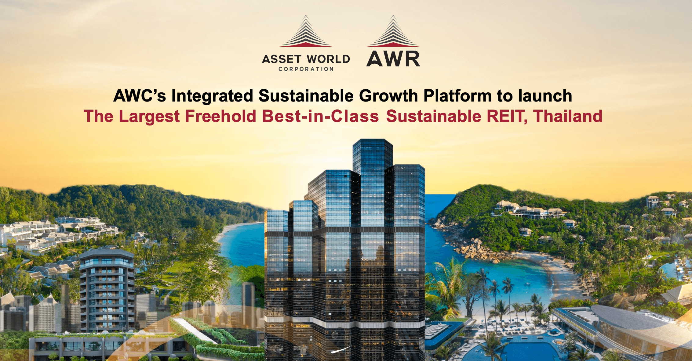 AWC เปิดตัว AWR REIT Freehold ลงทุนสินทรัพย์ 5 แห่ง